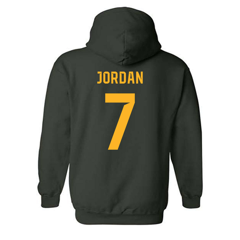 Baylor - NCAA Football : Devon Jordan - Family Weekend Shersey Hooded Sweatshirt-1
