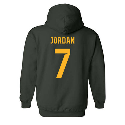 Baylor - NCAA Football : Devon Jordan - Family Weekend Shersey Hooded Sweatshirt-1