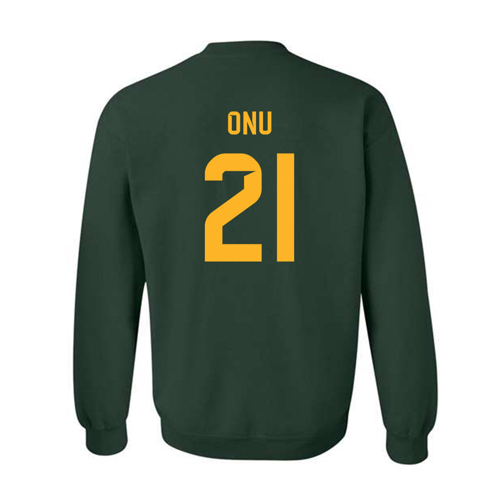 Baylor - NCAA Football : Bo Onu - Family Weekend Shersey Crewneck Sweatshirt-1