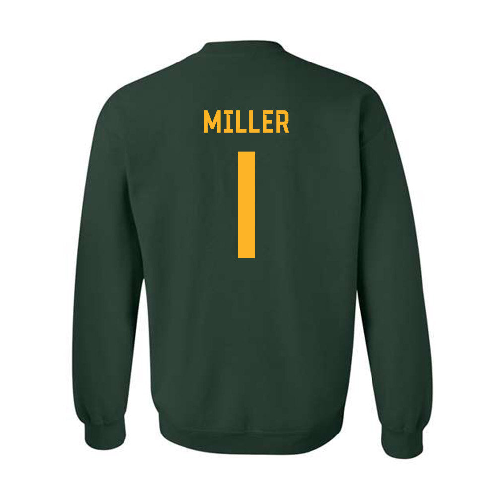 Baylor - NCAA Football : Drelon Miller - Family Weekend Shersey Crewneck Sweatshirt-1