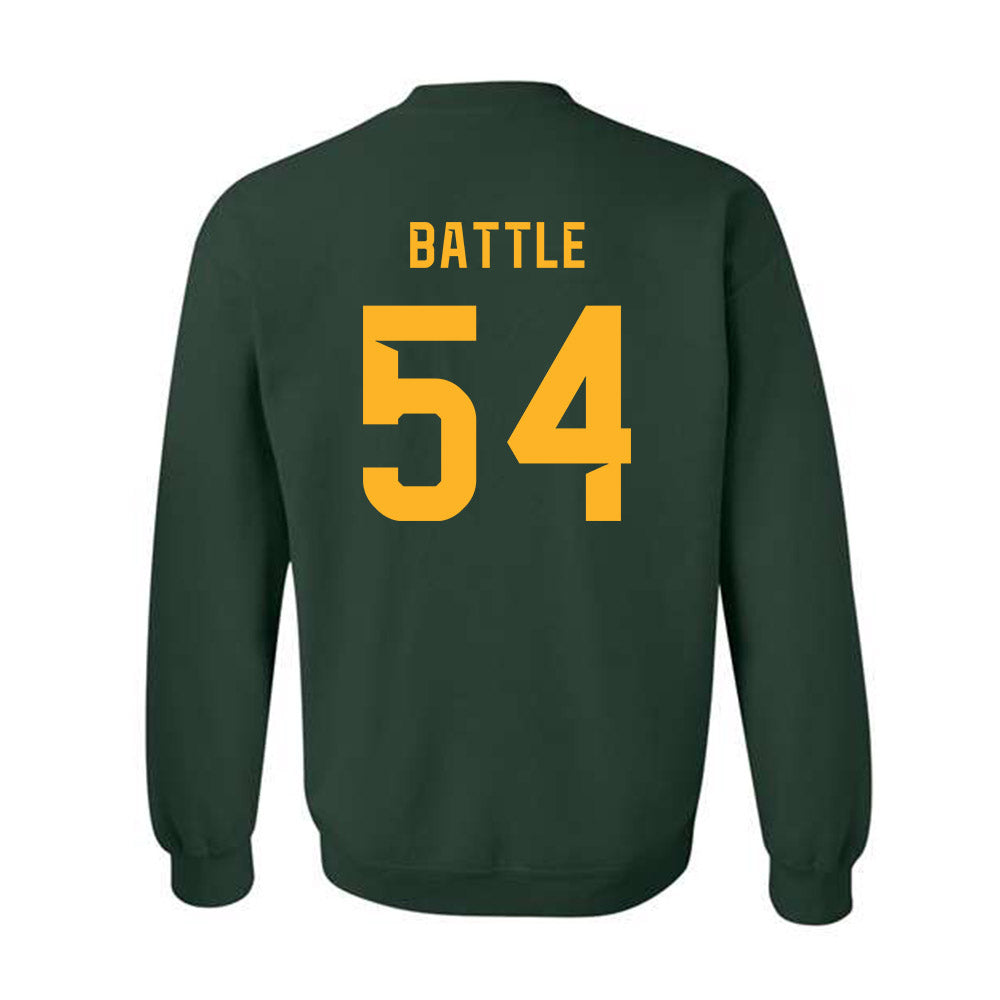 Baylor - NCAA Football : Jaelin Battle - Family Weekend Shersey Crewneck Sweatshirt-1