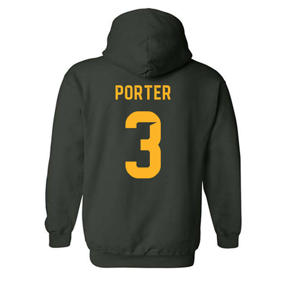Baylor - NCAA Football : Jadon Porter - Family Weekend Shersey Hooded Sweatshirt-1