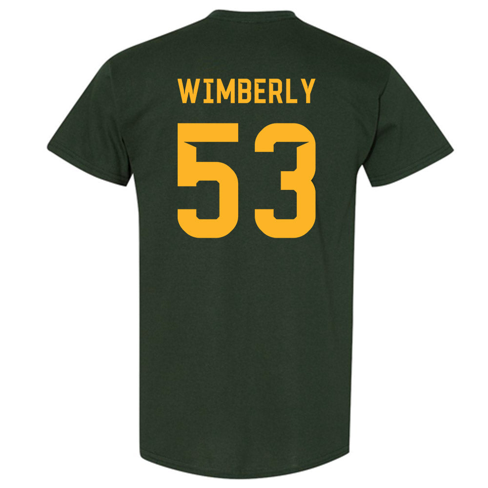 Baylor - NCAA Football : Daemian Wimberly - Family Weekend Shersey T-Shirt-1