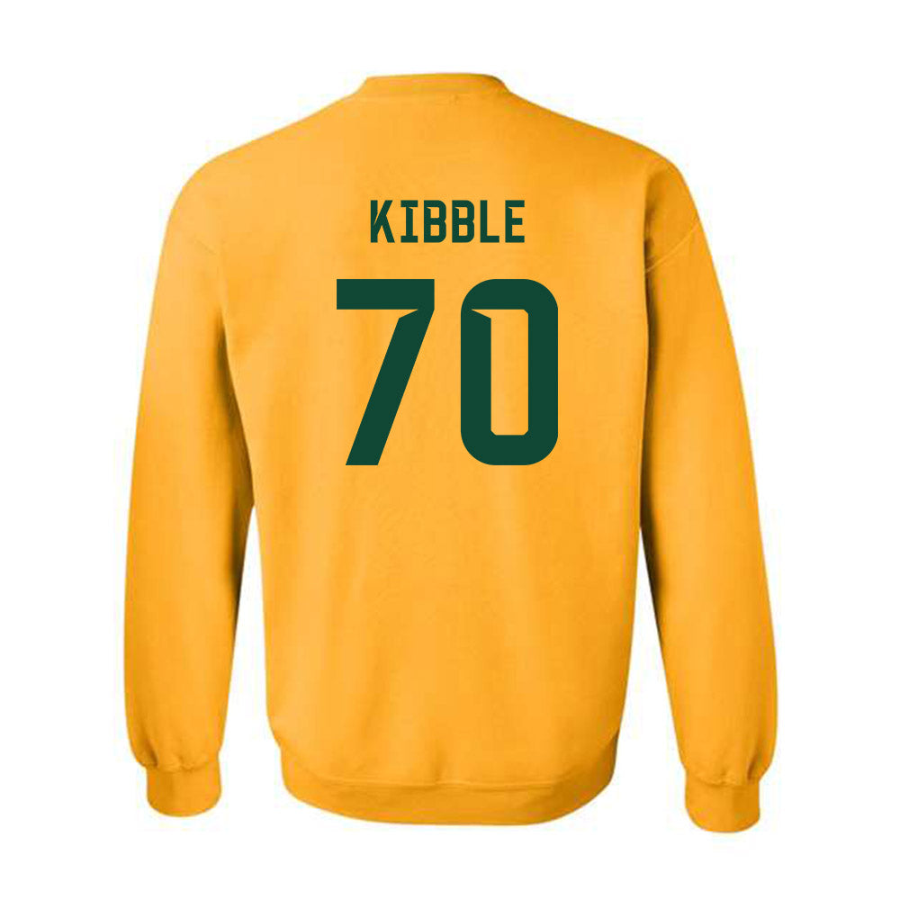 Baylor - NCAA Football : Nate Kibble - Go Gold Shersey Crewneck Sweatshirt-1