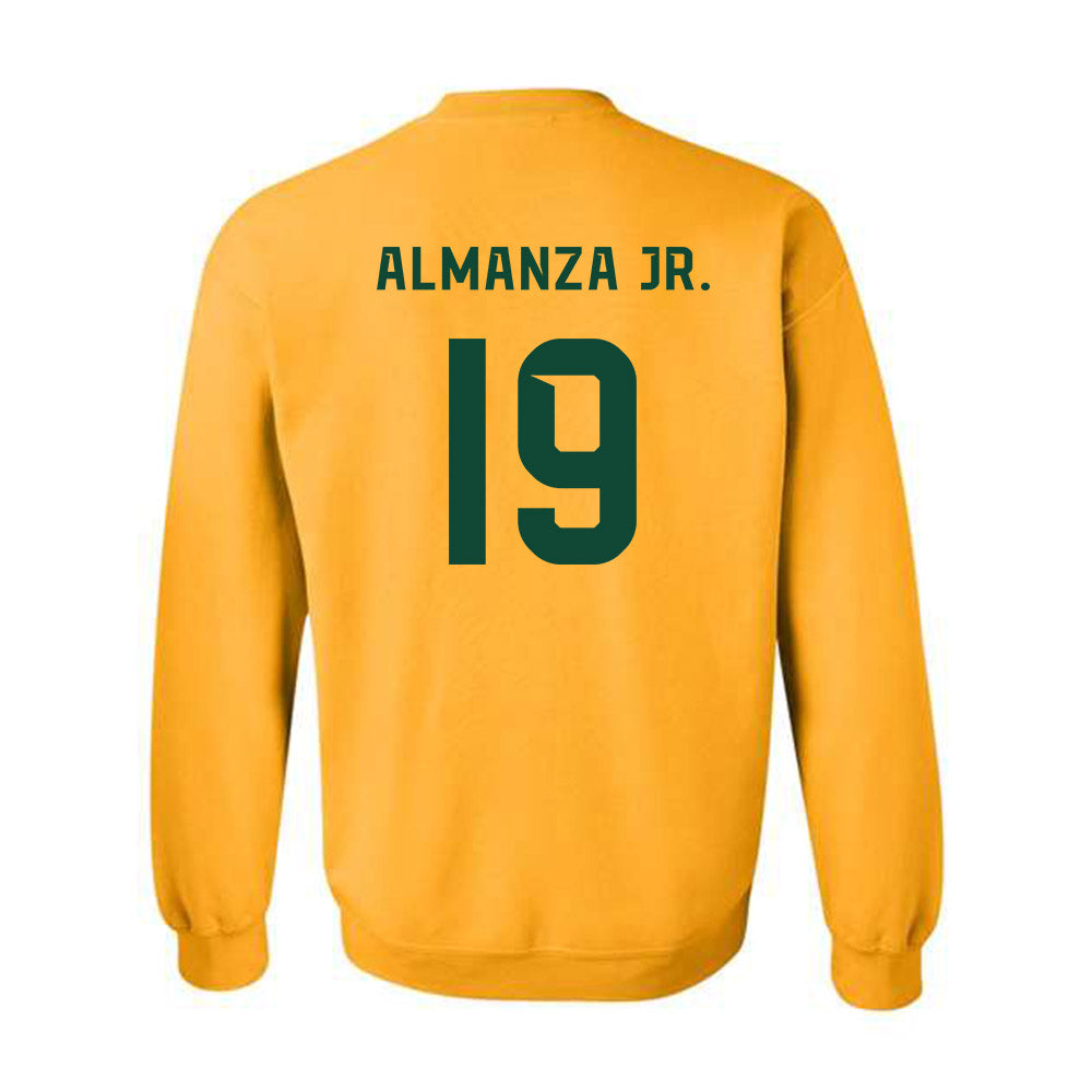 Baylor - NCAA Football : Leo Almanza Jr. - Go Gold Shersey Crewneck Sweatshirt-1