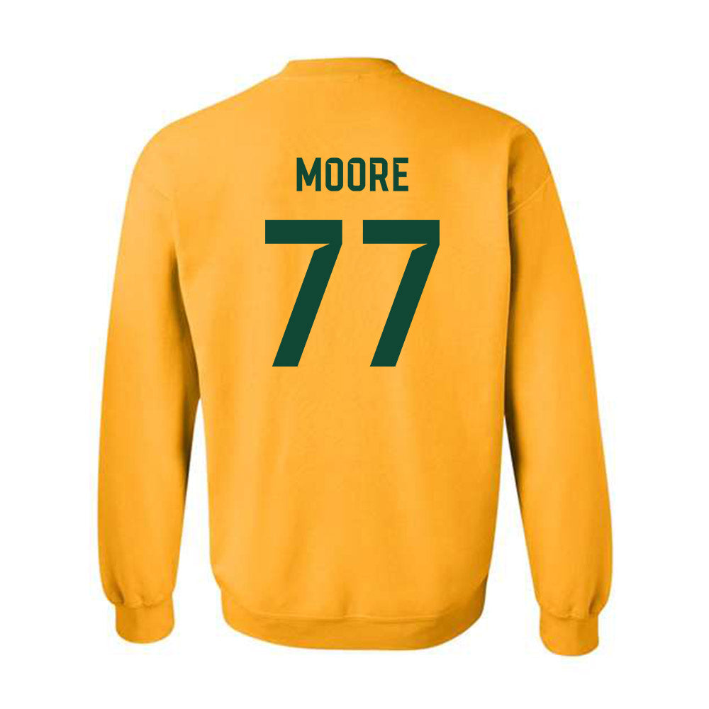 Baylor - NCAA Football : Logan Moore - Go Gold Shersey Crewneck Sweatshirt-1