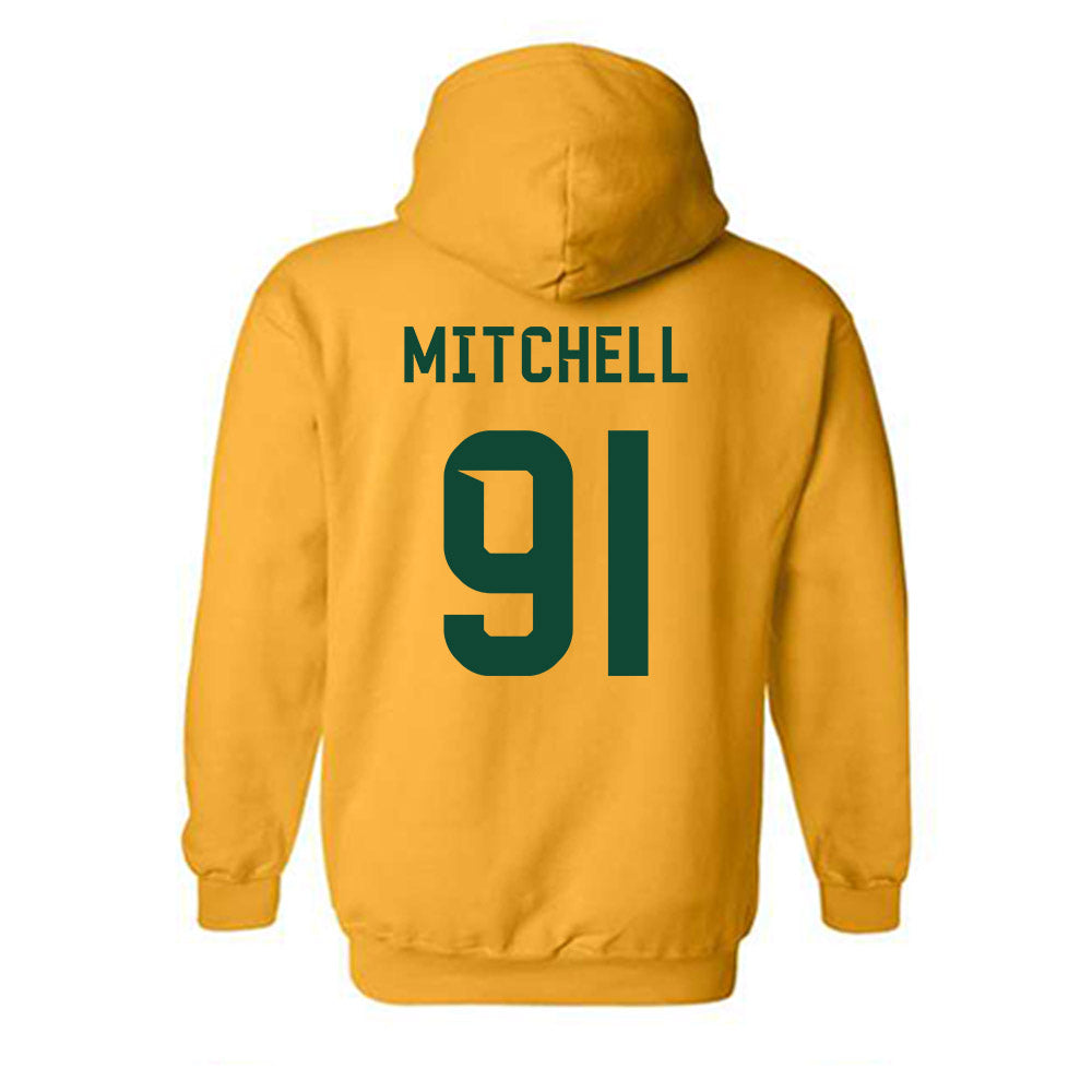 Baylor - NCAA Football : Traevon Mitchell - Go Gold Shersey Hooded Sweatshirt-1