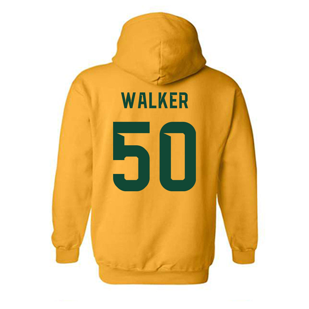 Baylor - NCAA Football : Kedrick Walker - Go Gold Shersey Hooded Sweatshirt-1