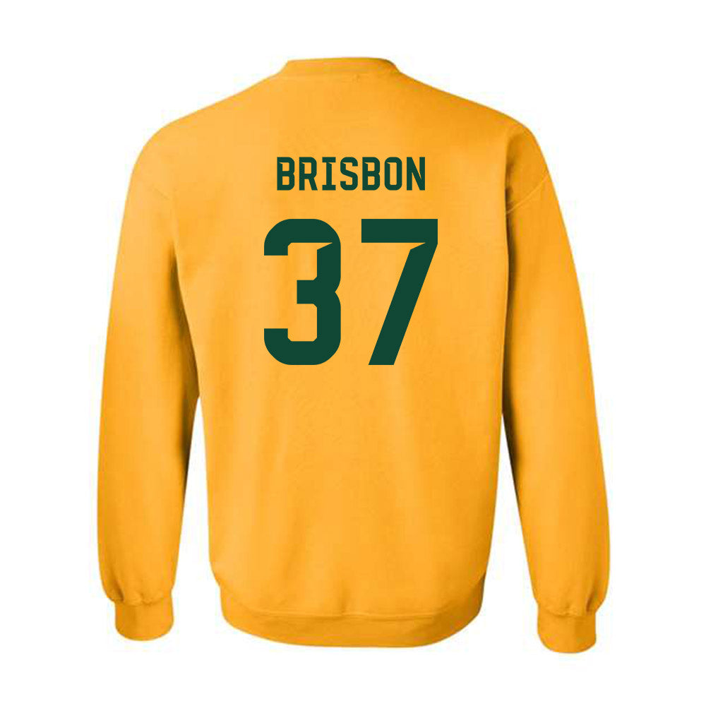 Baylor - NCAA Football : Demetrius Brisbon - Go Gold Shersey Crewneck Sweatshirt-1