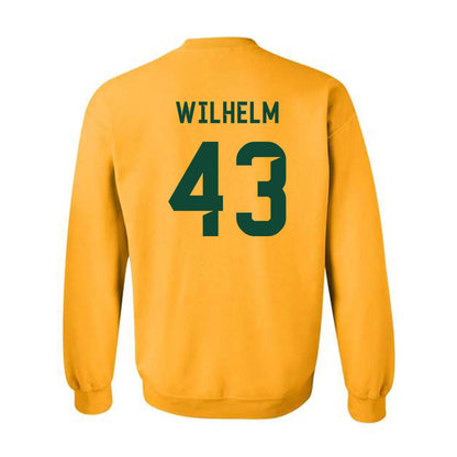 Baylor - NCAA Football : Brody Wilhelm - Go Gold Shersey Crewneck Sweatshirt-1