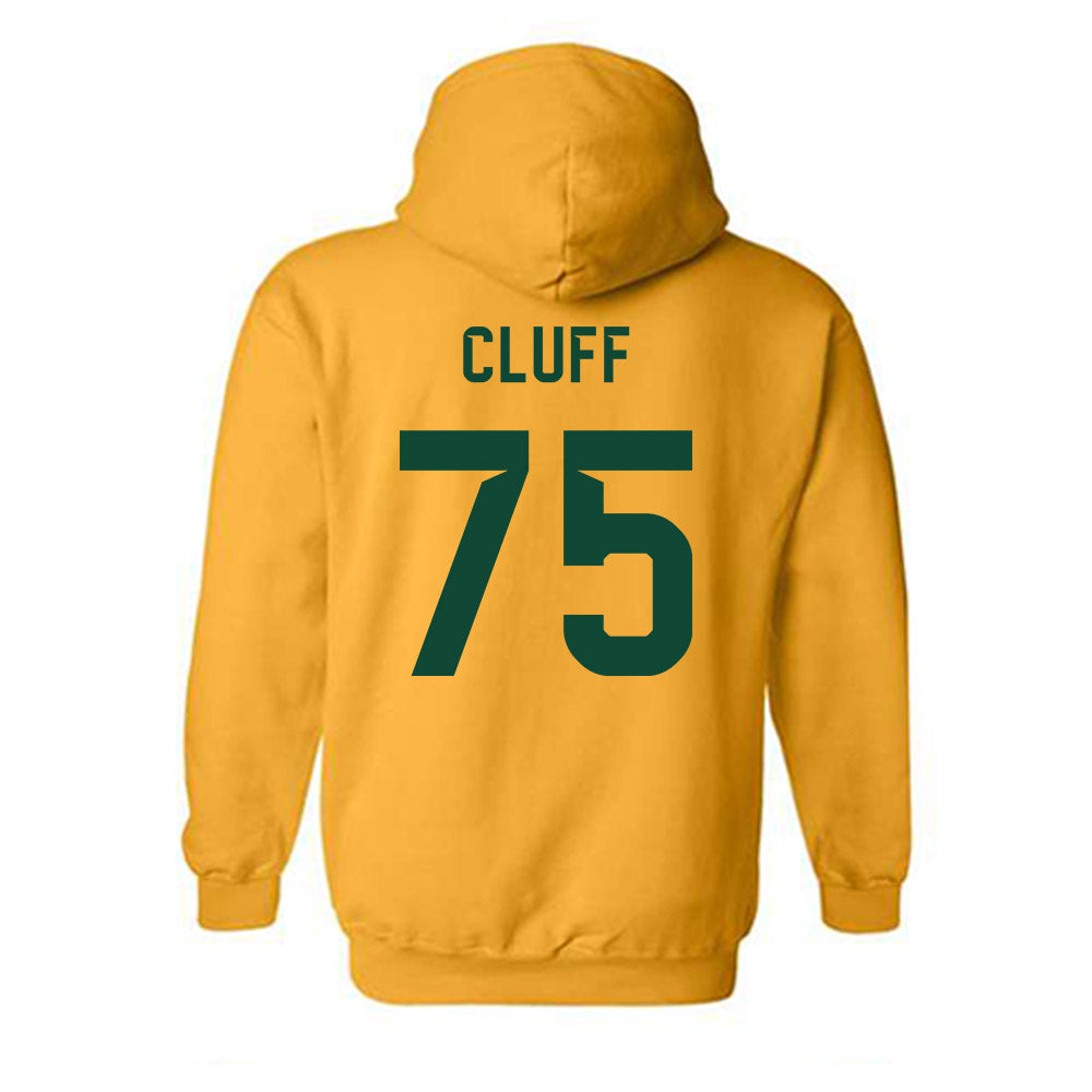 Baylor - NCAA Football : Harrison Cluff - Go Gold Shersey Hooded Sweatshirt-1