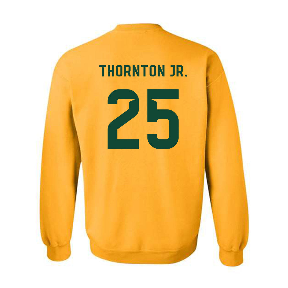 Baylor - NCAA Football : Levar Thornton Jr. - Go Gold Shersey Crewneck Sweatshirt-1