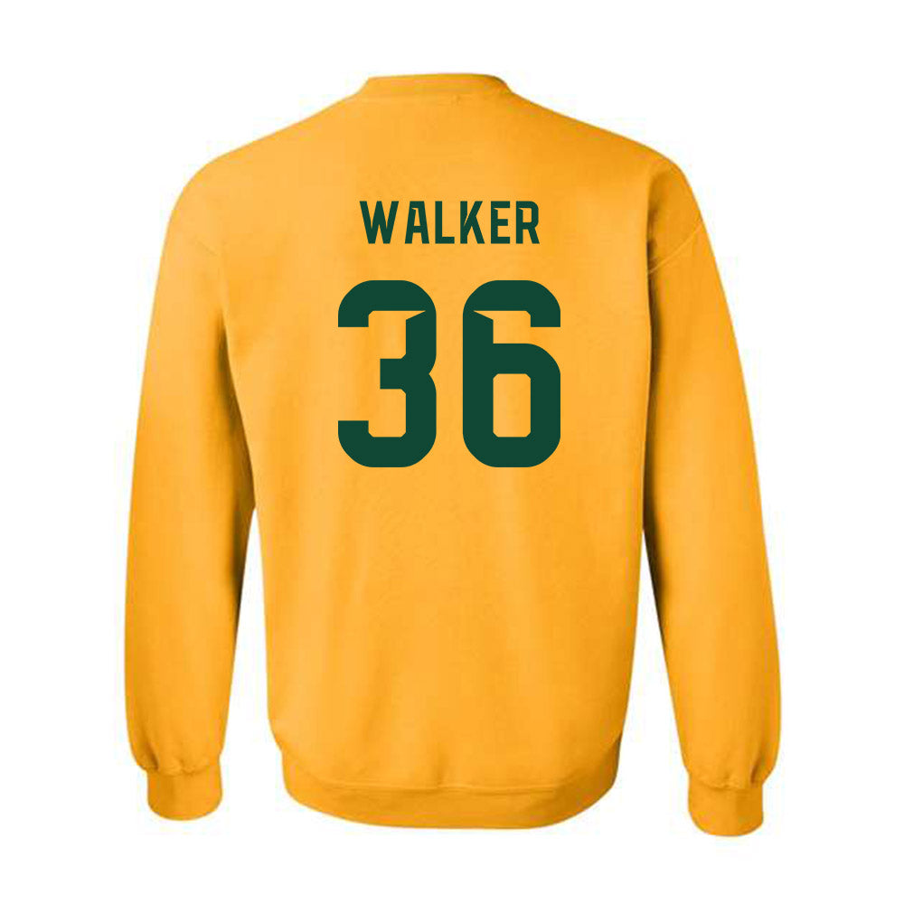 Baylor - NCAA Football : Kedrick Walker - Go Gold Shersey Crewneck Sweatshirt-1