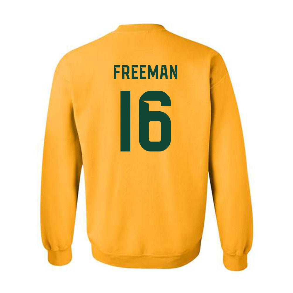 Baylor - NCAA Football : Gavin Freeman - Go Gold Shersey Crewneck Sweatshirt-1