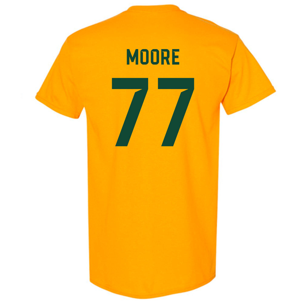 Baylor - NCAA Football : Logan Moore - Go Gold Shersey T-Shirt-1