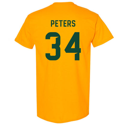 Baylor - NCAA Football : Davion Peters - Go Gold Shersey T-Shirt-1