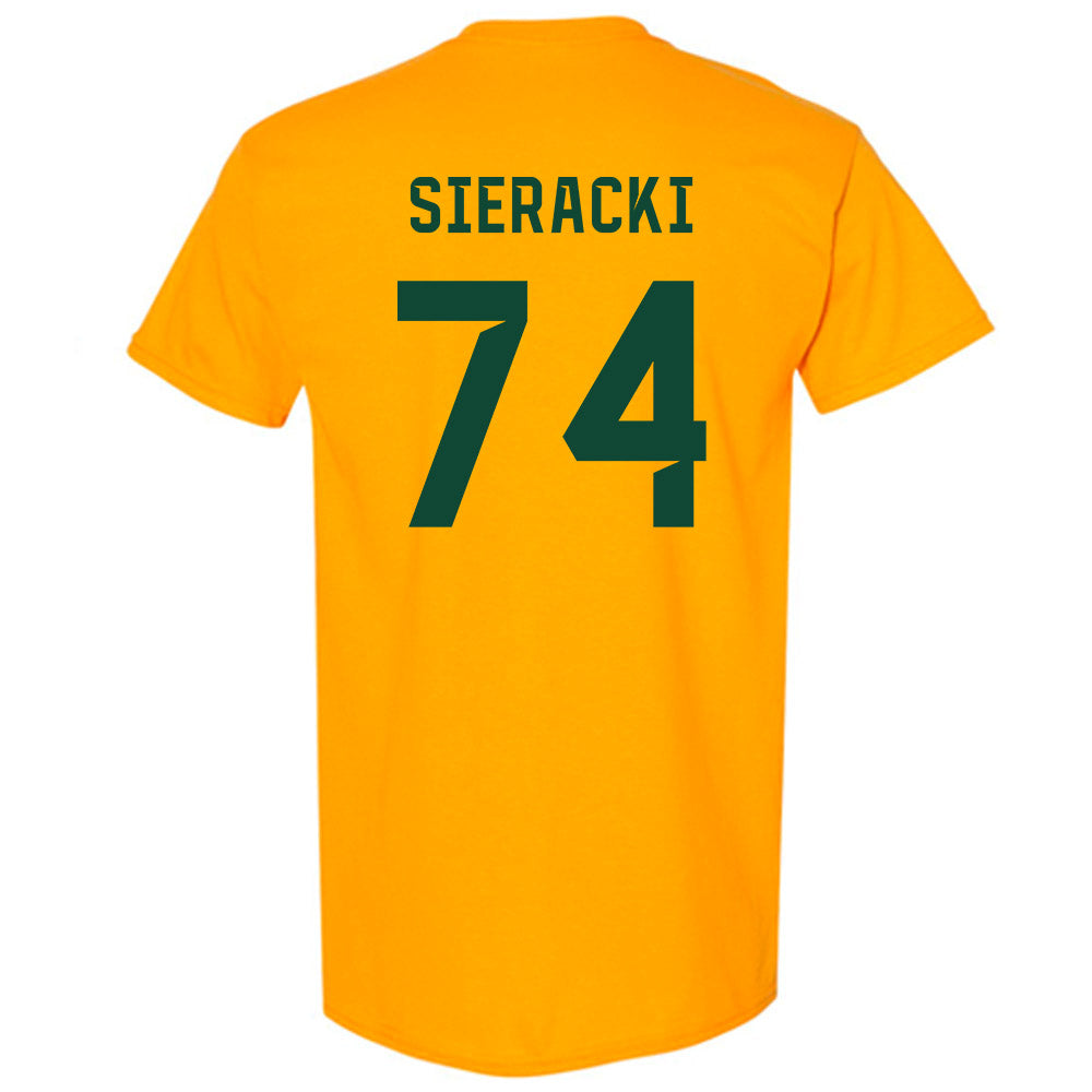 Baylor - NCAA Football : kaden sieracki - Go Gold Shersey T-Shirt-1