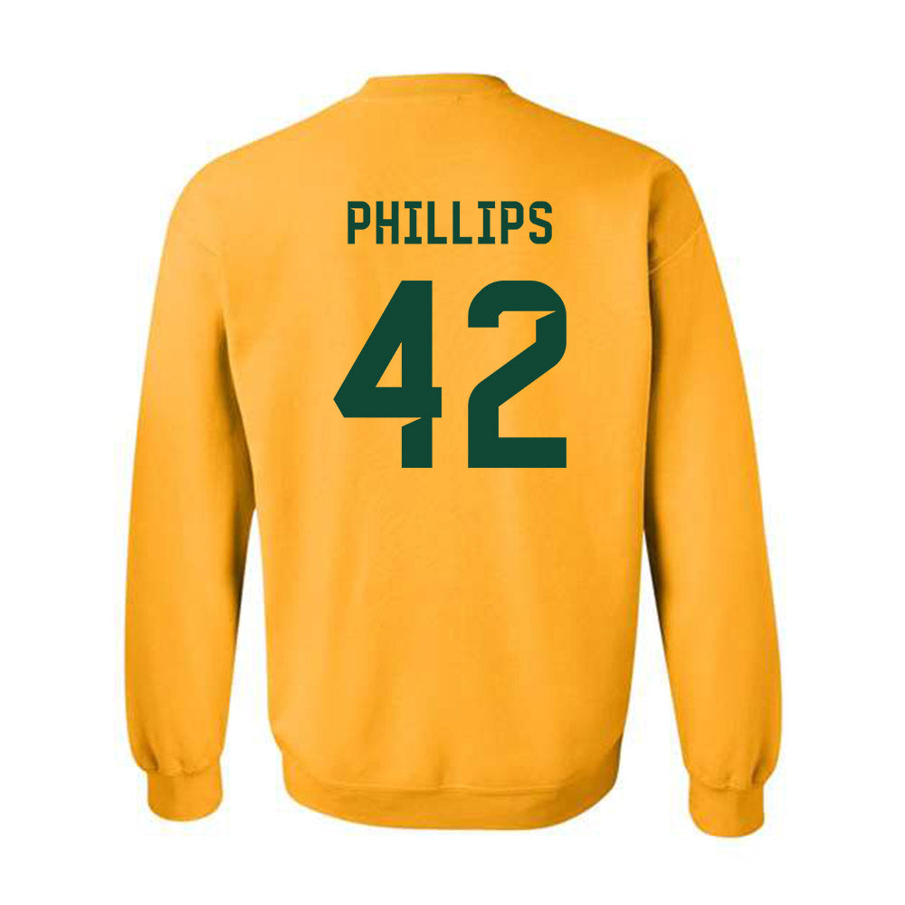 Baylor - NCAA Football : Jamarion Phillips - Go Gold Shersey Crewneck Sweatshirt-1