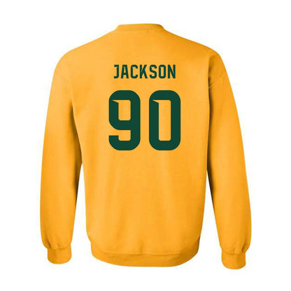 Baylor - NCAA Football : Braylen Jackson - Go Gold Shersey Crewneck Sweatshirt-1
