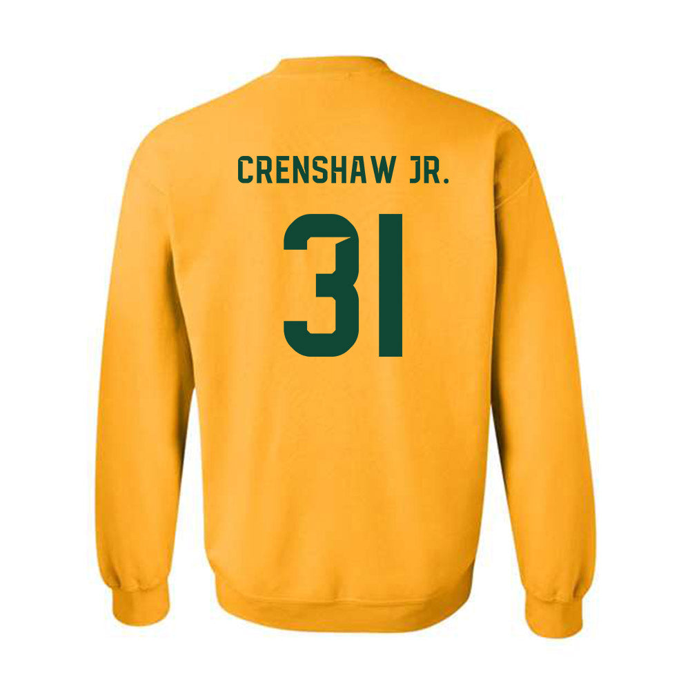 Baylor - NCAA Football : Anthony Crenshaw Jr. - Go Gold Shersey Crewneck Sweatshirt-1
