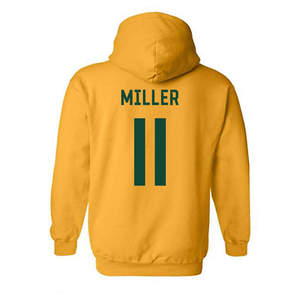Baylor - NCAA Football : Drelon Miller - Go Gold Shersey Hooded Sweatshirt-1