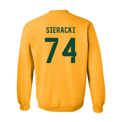 Baylor - NCAA Football : kaden sieracki - Go Gold Shersey Crewneck Sweatshirt-1