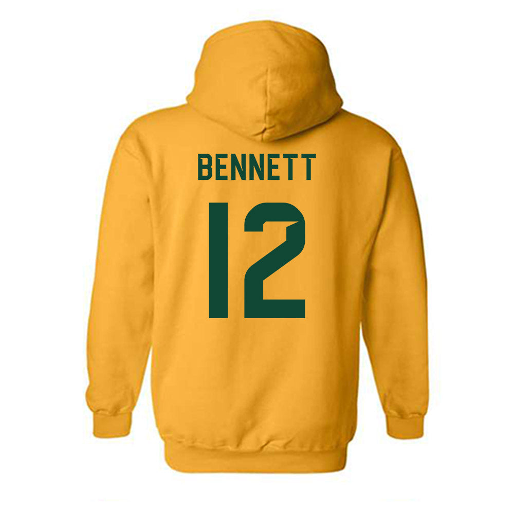 Baylor - NCAA Football : Nate Bennett - Go Gold Shersey Hooded Sweatshirt-1