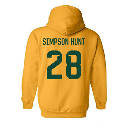 Baylor - NCAA Football : Calvin Simpson Hunt - Go Gold Shersey Hooded Sweatshirt-1