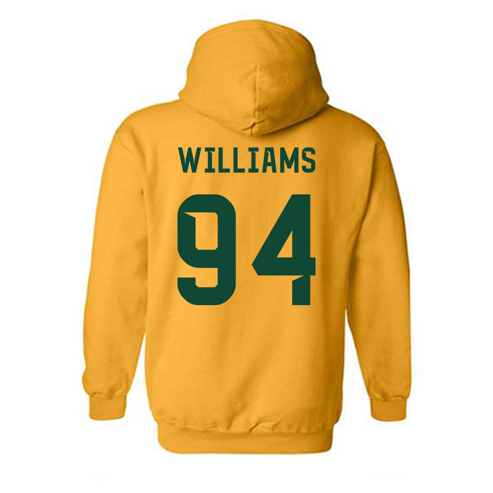 Baylor - NCAA Football : Palmer Williams - Go Gold Shersey Hooded Sweatshirt-1