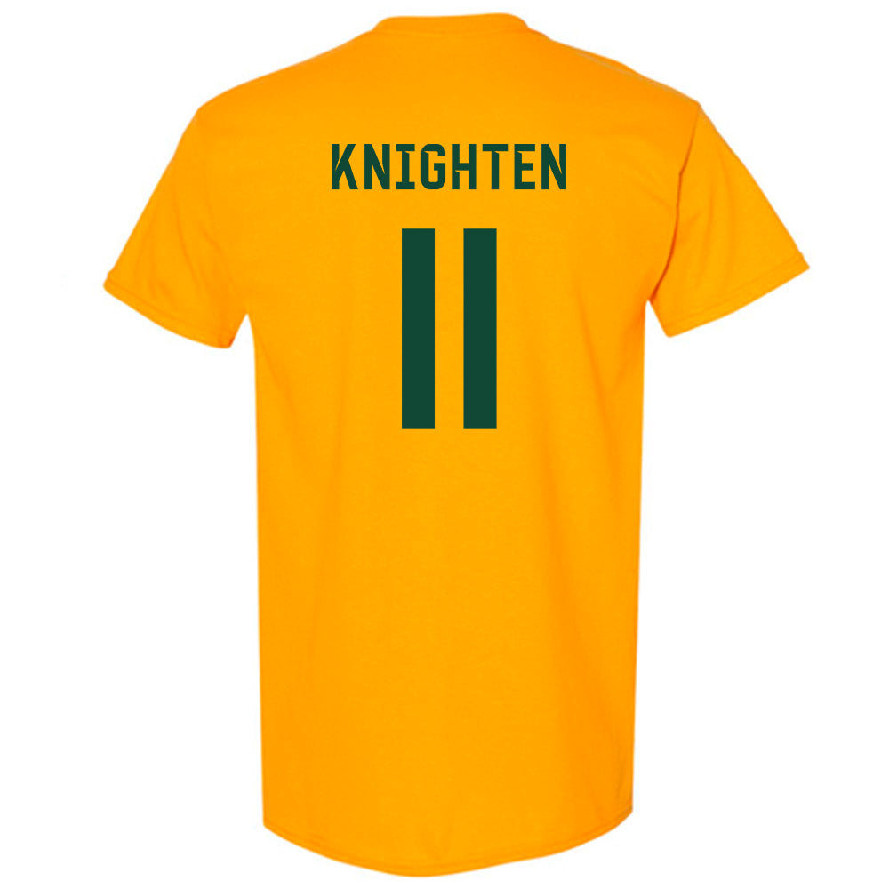 Baylor - NCAA Football : Caden knighten - Go Gold Shersey T-Shirt-1