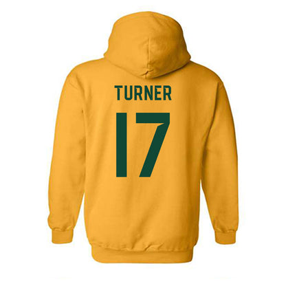 Baylor - NCAA Football : Tyler Turner - Go Gold Shersey Hooded Sweatshirt-1