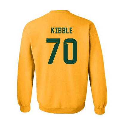 Baylor - NCAA Football : Nate Kibble - Go Gold Shersey Crewneck Sweatshirt-1