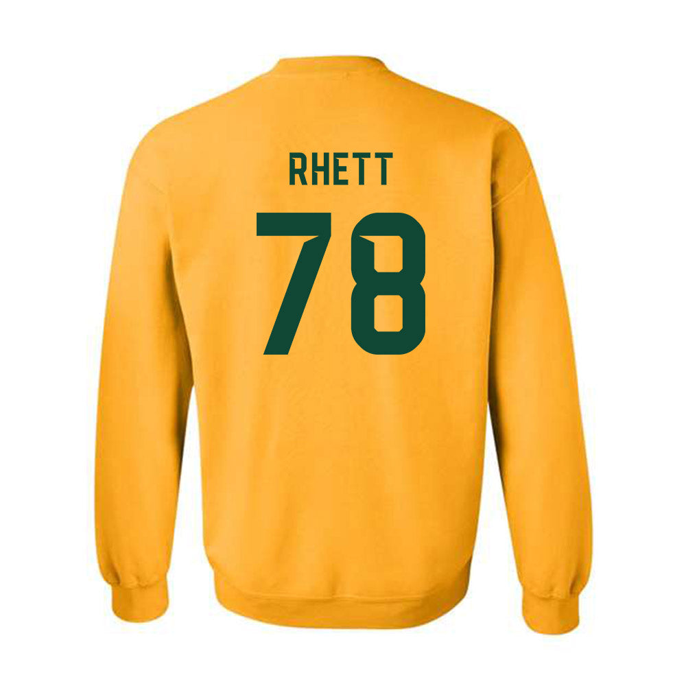 Baylor - NCAA Football : Cole Rhett - Go Gold Shersey Crewneck Sweatshirt-1