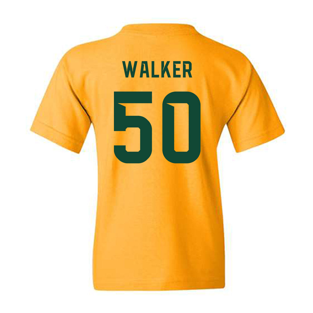 Baylor - NCAA Football : Kedrick Walker - Go Gold Shersey Youth T-Shirt-1