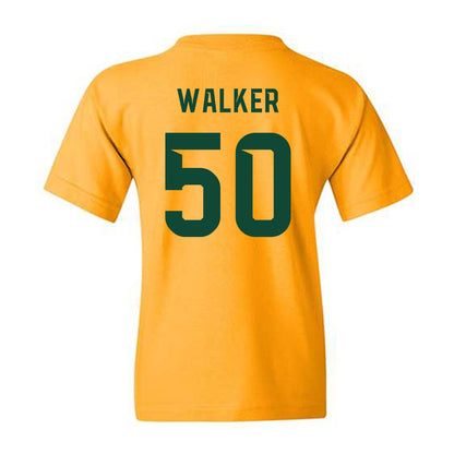 Baylor - NCAA Football : Kedrick Walker - Go Gold Shersey Youth T-Shirt-1