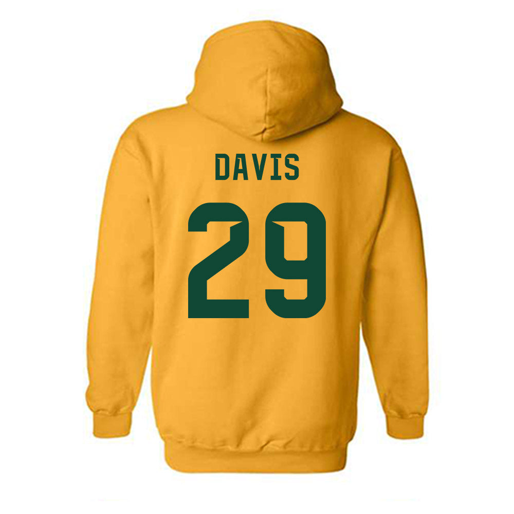 Baylor - NCAA Football : Jordan Davis - Go Gold Shersey Hooded Sweatshirt-1