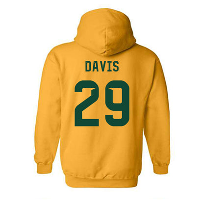 Baylor - NCAA Football : Jordan Davis - Go Gold Shersey Hooded Sweatshirt-1