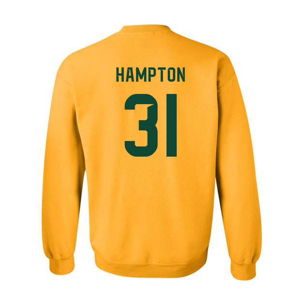 Baylor - NCAA Football : DeBraun Hampton - Go Gold Shersey Crewneck Sweatshirt-1