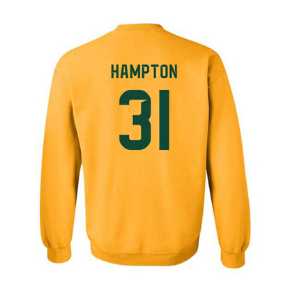 Baylor - NCAA Football : DeBraun Hampton - Go Gold Shersey Crewneck Sweatshirt-1