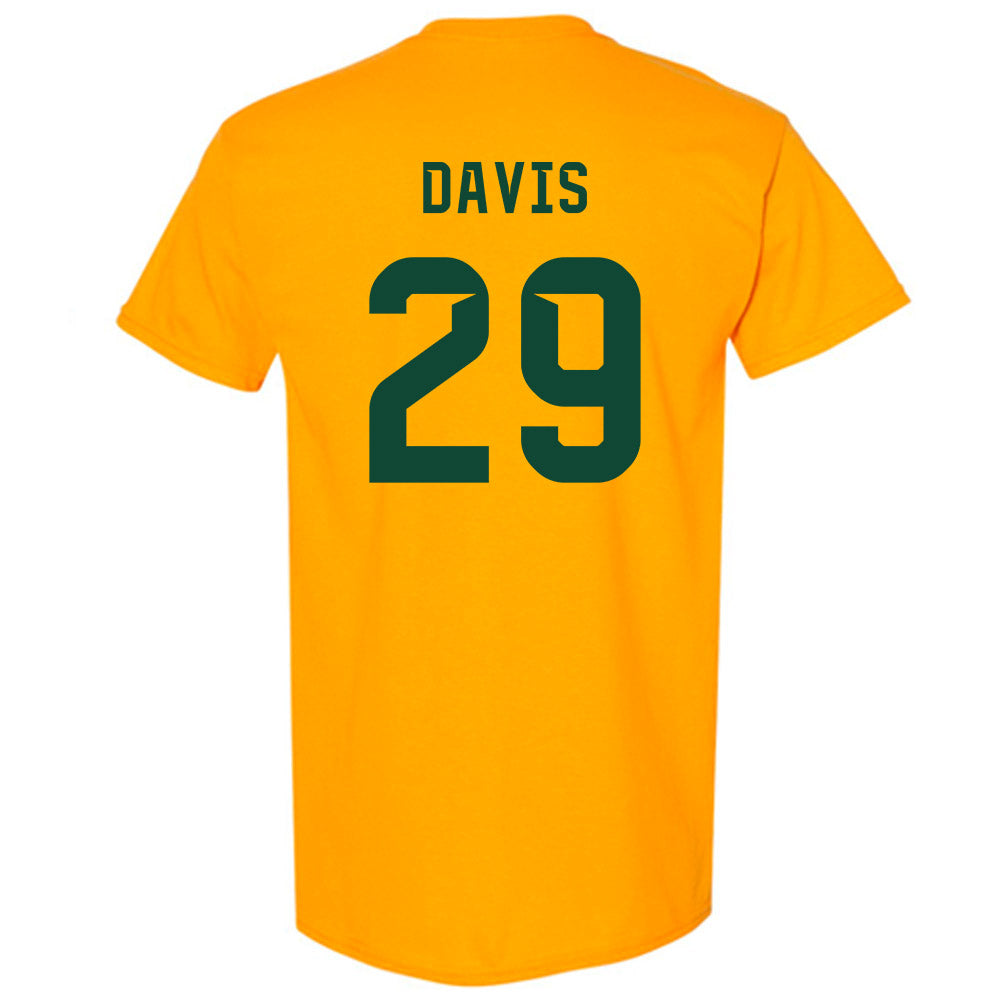 Baylor - NCAA Football : Jordan Davis - Go Gold Shersey T-Shirt-1