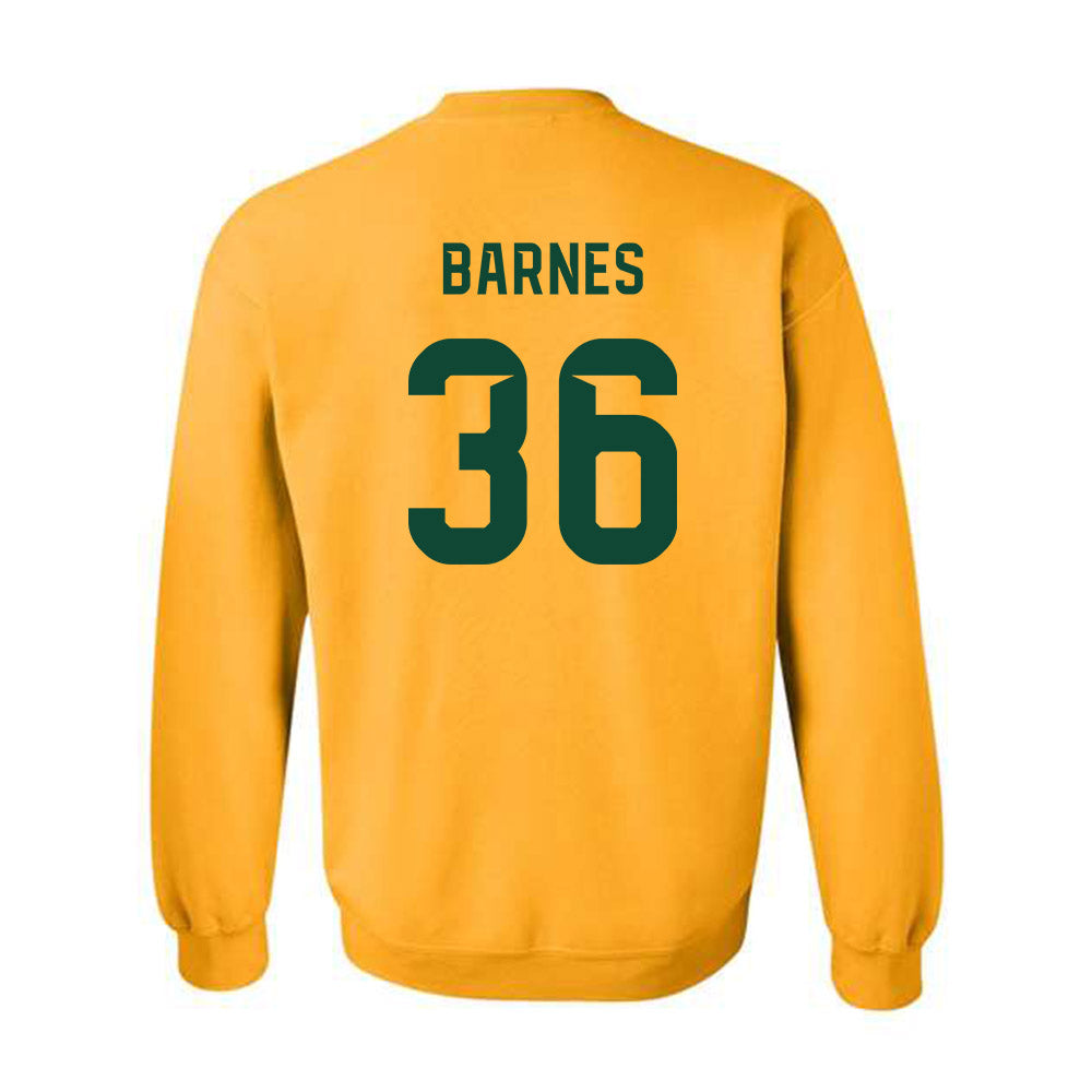 Baylor - NCAA Football : Travion Barnes - Go Gold Shersey Crewneck Sweatshirt-1