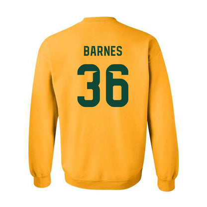 Baylor - NCAA Football : Travion Barnes - Go Gold Shersey Crewneck Sweatshirt-1