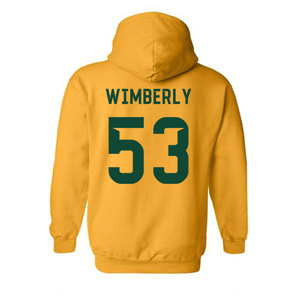 Baylor - NCAA Football : Daemian Wimberly - Go Gold Shersey Hooded Sweatshirt-1