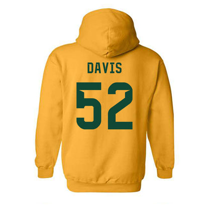 Baylor - NCAA Football : Ryan Davis - Go Gold Shersey Hooded Sweatshirt-1