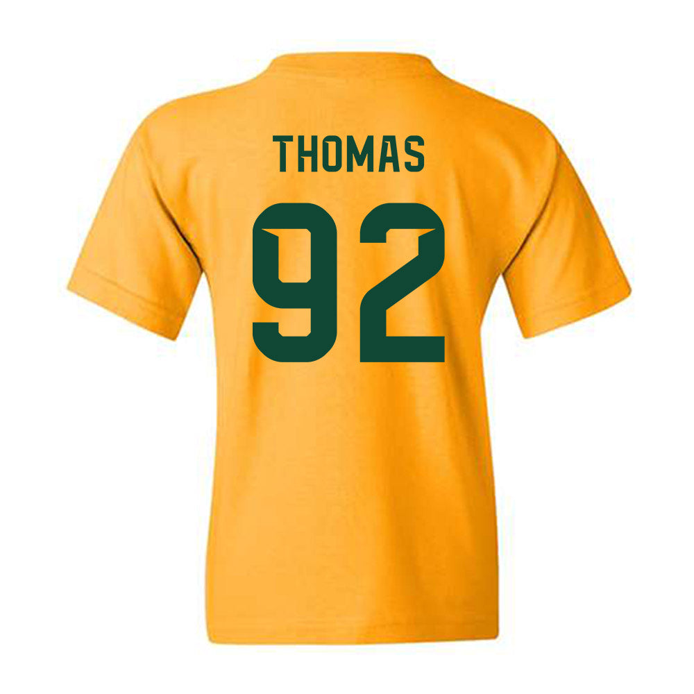Baylor - NCAA Football : Trent Thomas - Go Gold Shersey Youth T-Shirt-1