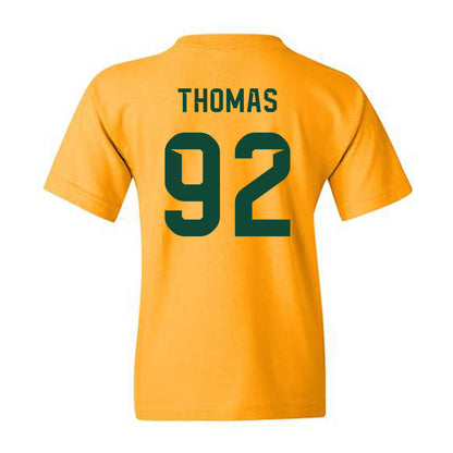 Baylor - NCAA Football : Trent Thomas - Go Gold Shersey Youth T-Shirt-1