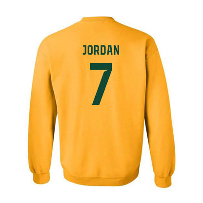 Baylor - NCAA Football : Devon Jordan - Go Gold Shersey Crewneck Sweatshirt-1