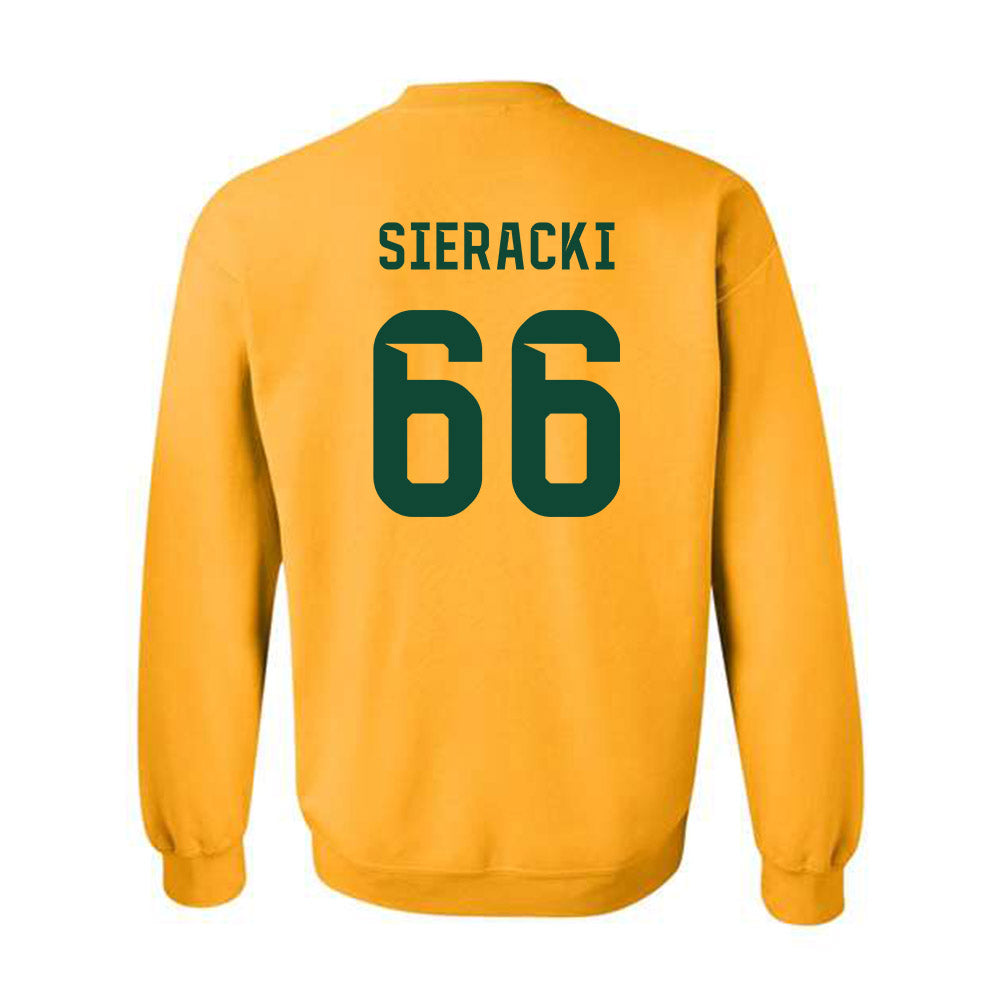 Baylor - NCAA Football : Koltin Sieracki - Go Gold Shersey Crewneck Sweatshirt-1