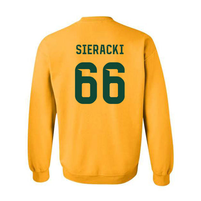 Baylor - NCAA Football : Koltin Sieracki - Go Gold Shersey Crewneck Sweatshirt-1