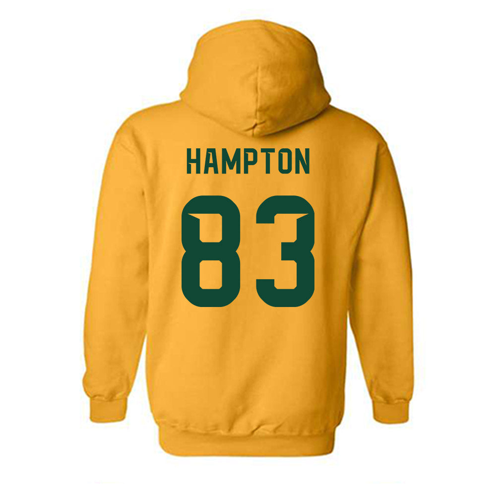 Baylor - NCAA Football : DeBraun Hampton - Go Gold Shersey Hooded Sweatshirt-1